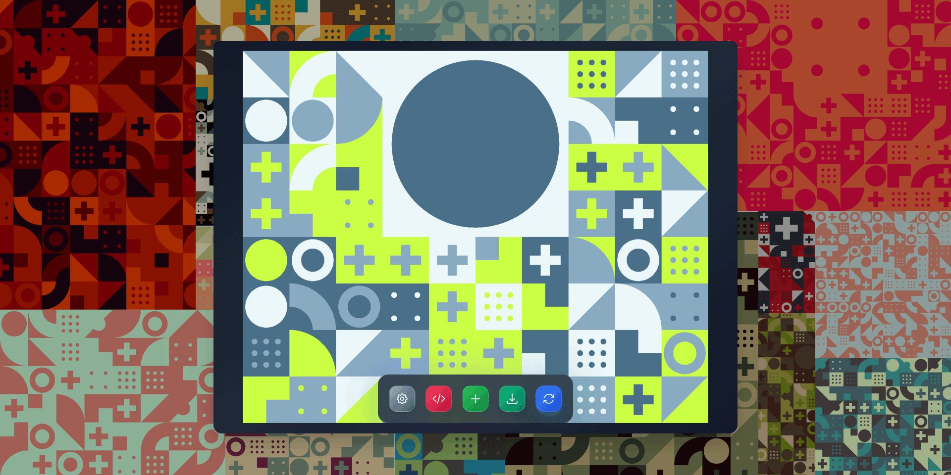 Geometric Tile Pattern SVG Generator