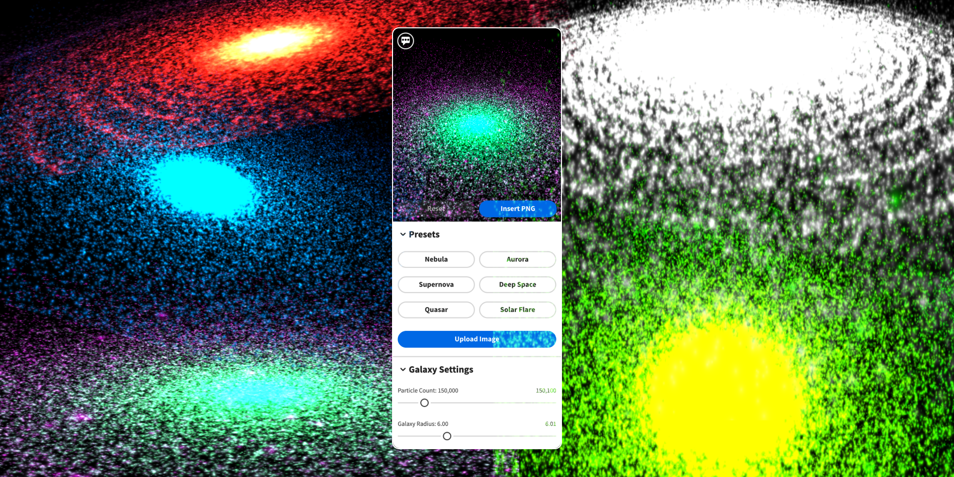 Galaxy Background Generator