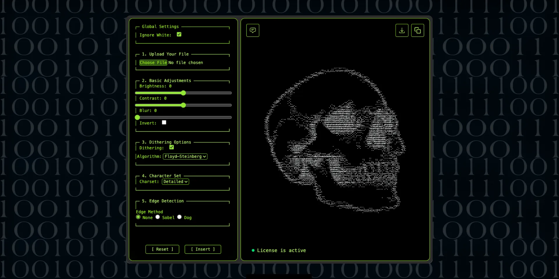 ASCII Art Generator Figma plugin