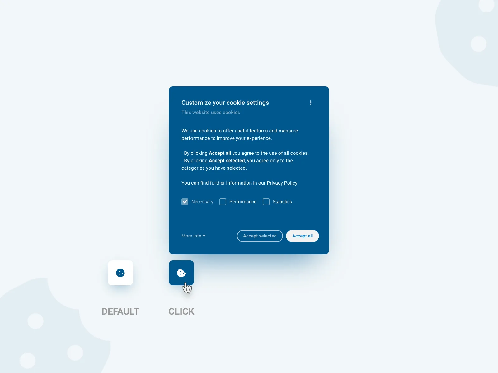 Cookie popup