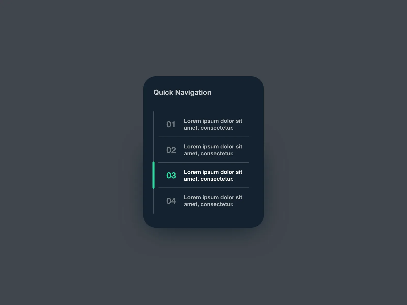 Quick navigation